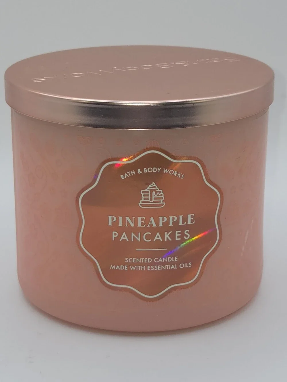Bath & Body Works Pineapple Pancakes Scented 3 Wick Candle